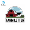 Boerderij hek vinylsticker