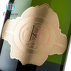 Metalen champagne fles wijnetiket