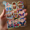 Cartoon holografische stickers