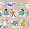 Eco-veilige stickers