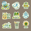 Eco-veilige stickers