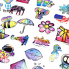 Aangepaste holografische stickers